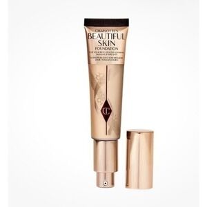 NIB Charlotte Tilbury Beautiful Skin Medium Coverage Liquid Foundation-4 neutral